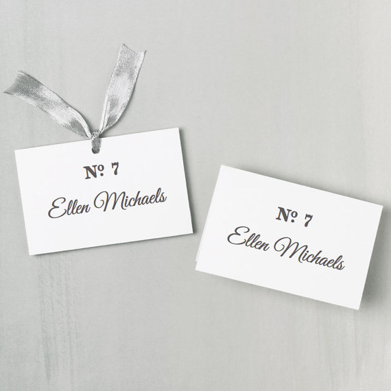 Свадьба - Printable Place Card Template 