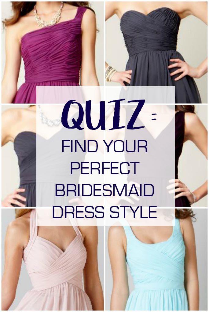 Свадьба - Best Bridesmaid Dresses For Your Body: A Guide To Necklines