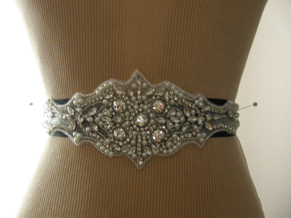 Hochzeit - SALE / Wedding Belt, Bridal Belt, Bridesmaid Belt, Sash Belt, Wedding Sash, Bridal Sash, Belt, Crystal Rhinestone & Pearl