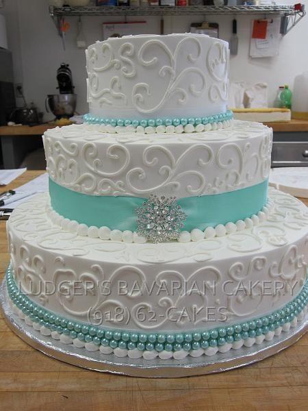 Wedding - Teal Wedding Cake Ideas