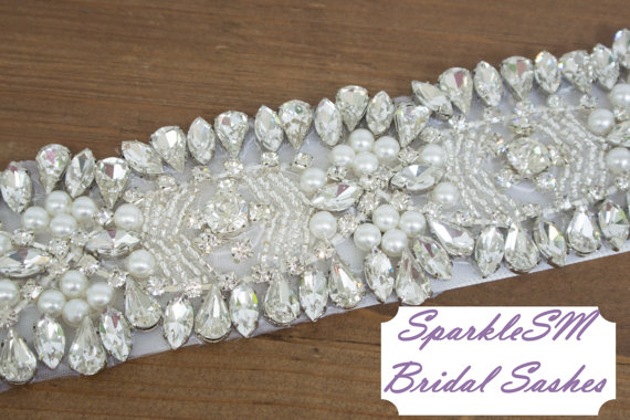 زفاف - Rhinestone Crystal Bridal Belt, Jeweled Belt, Rhinestone Sash, Wedding Belt, Bridal Accessory, Wedding Sash, Crystal Bridal Sash - Rosalie