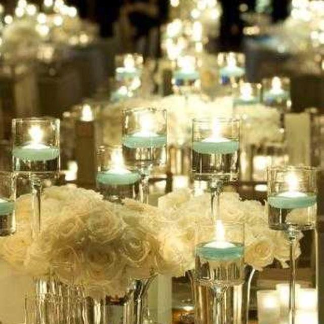 Свадьба - Wedding Reception Ideas: The Magic Of Candlelight
