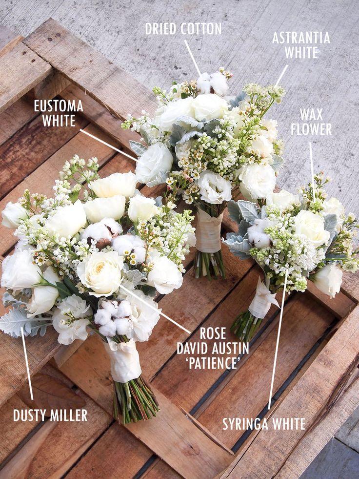 Свадьба - Floral Bouquet Recipes By Colour