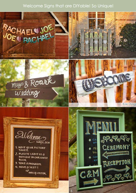 Wedding - WELCOME SIGNS