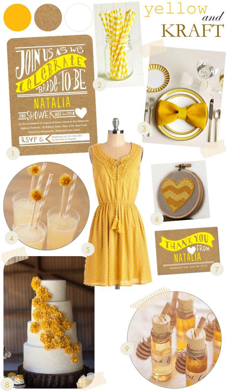 Hochzeit - 9 Yellow Wedding Ideas - Get The Look!