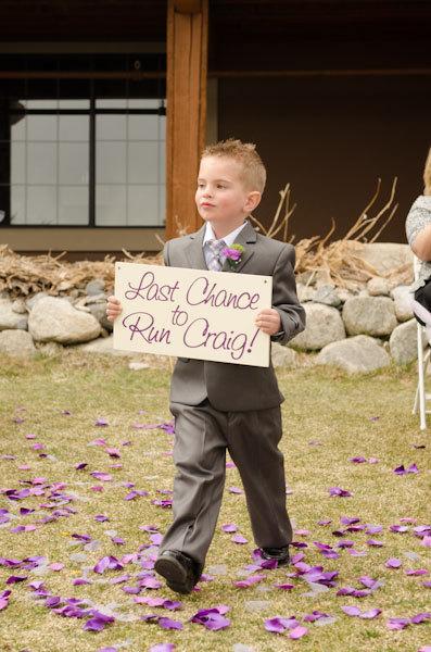 Wedding - Uncle Sign -Last Chance to Run - Uncle -  Here comes the bride -  Wedding Sign, Flower Girl Sign, Ring Bearer, Aisle sign