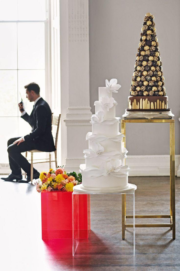 Hochzeit - Couture Art Inspired Wedding Cake Inspiration (BridesMagazine.co.uk)