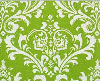 Свадьба - Chartreuse Green Damask Chair Sash Napkin Set Fabric Linens Lime Green Table Wedding Home Decor Modern Floral Decoration Centerpiece