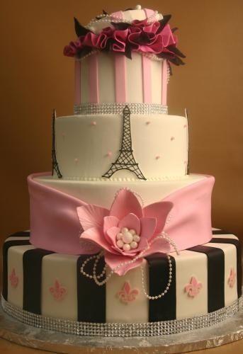 Wedding - Paris Cake Ideas
