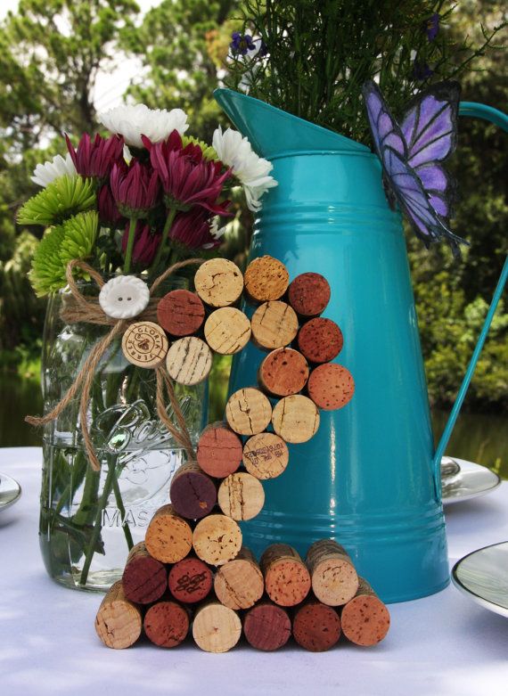 Mariage - 9 Wine Cork Table Numbers Wedding For Krista