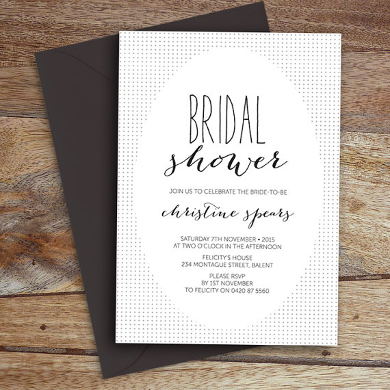 Mariage - Bridal Shower Invitations, invites, printable