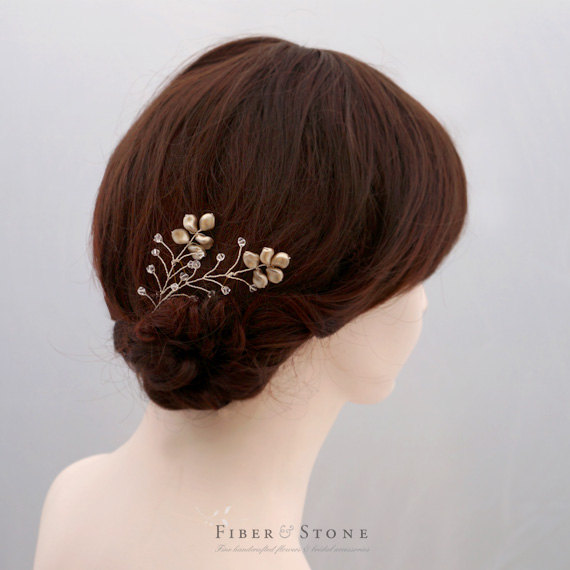 Wedding - Swarovski Crystal, Pearl Bridal Hair Vine, Wedding Headpiece, Wedding Headband, Pearl, Crystal Wedding Hair Piece, Wedding Hair Accessories