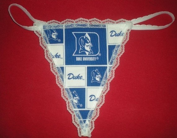 زفاف - Womens DUKE UNIVERSITY Gstring Thong Lingerie Panties