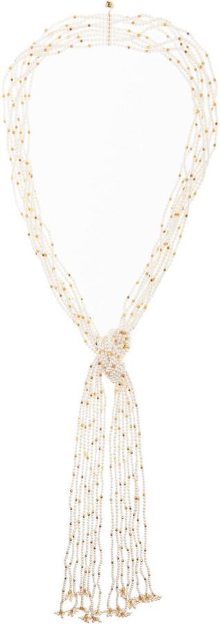 زفاف - Rosantica Gold-Dipped Freshwater Pearl Necklace