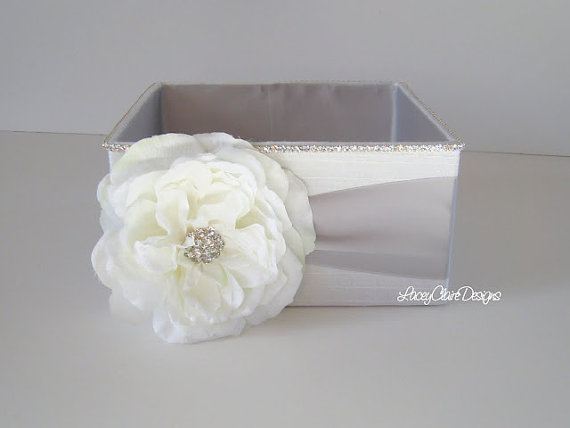 Hochzeit - Wedding Box, Program Box, Bubble Box, Centerpiece, Favor  - Custom Made
