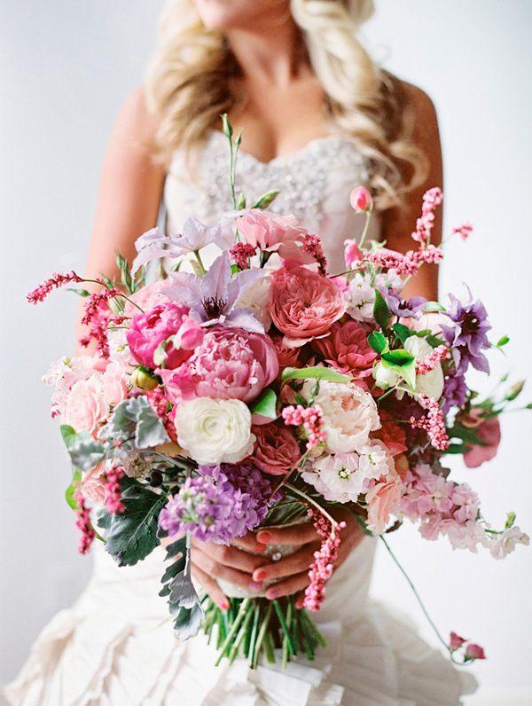 Hochzeit - Pink And Purple Barbie Inspired Bouquet By Blossom Sweet