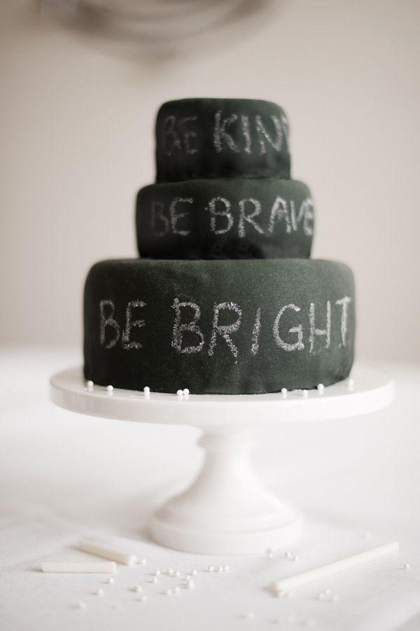Hochzeit - Chalkboard Birthday Cake & Candy Chalk