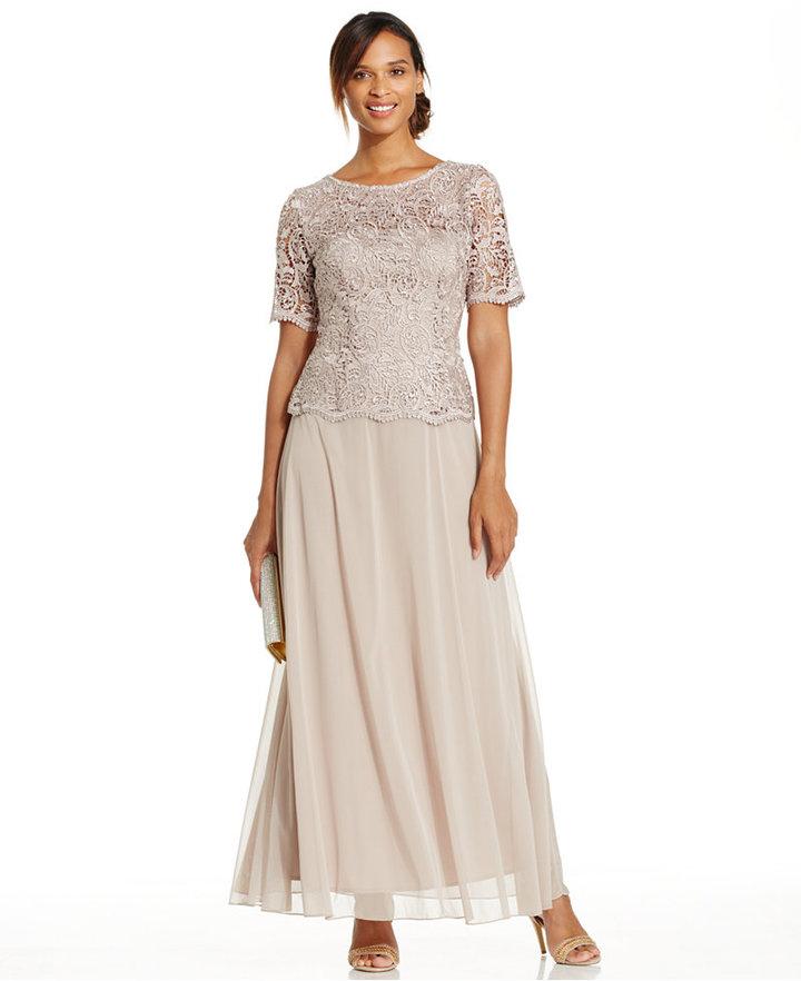 Mariage - Patra Lace Popover Gown