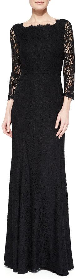 Wedding - Diane von Furstenberg Zarita Full-Length Lace Gown