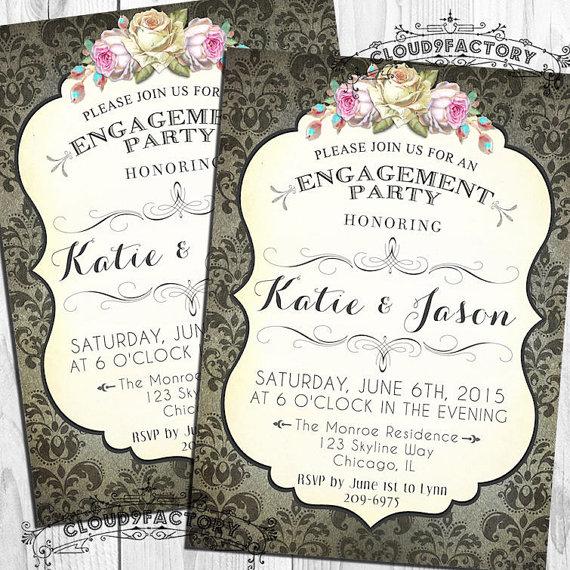 Mariage - Engagement Party Invitations