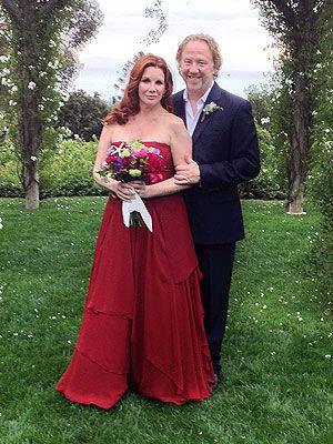 زفاف - Melissa Gilbert's Red Wedding Dress: All The Details!