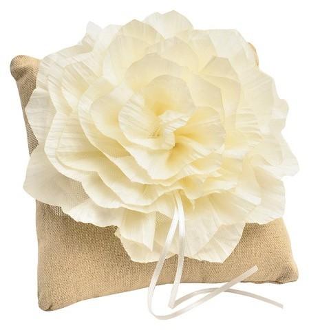 Mariage - LICENSE Refined Rustic Wedding Ring Bearer Pillow