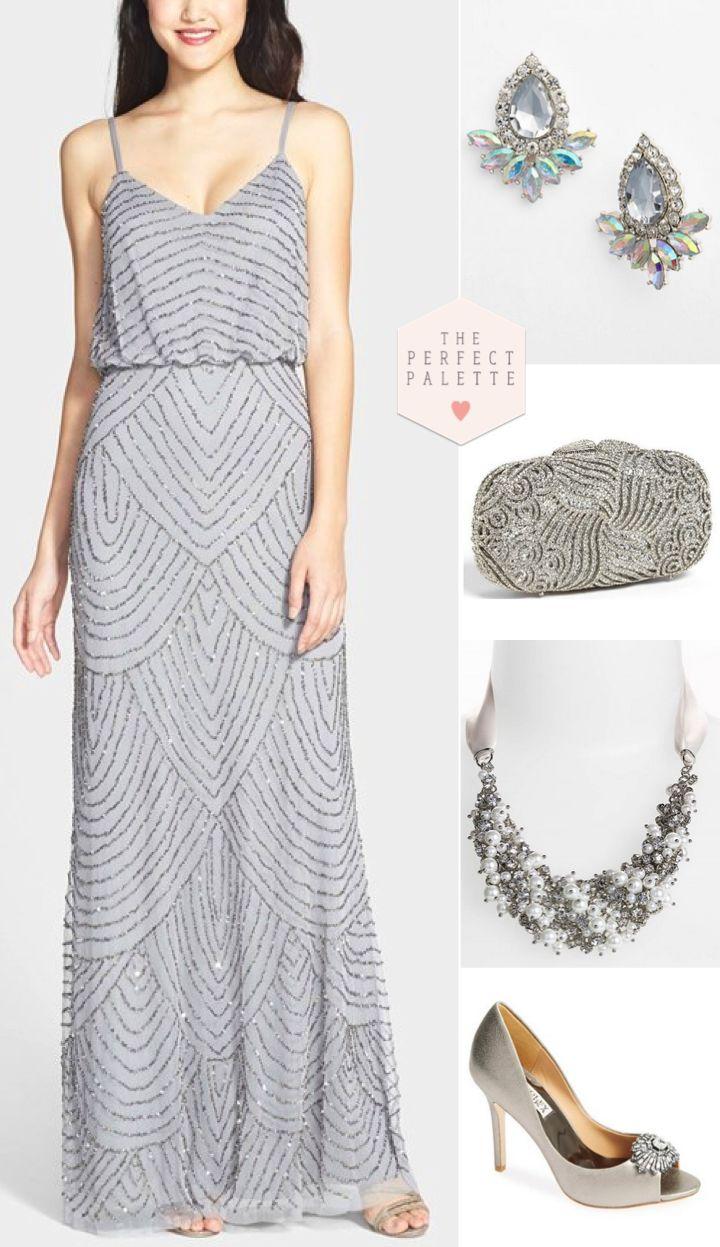Hochzeit - Bridesmaid Looks You'll Love: Embellished Gowns!