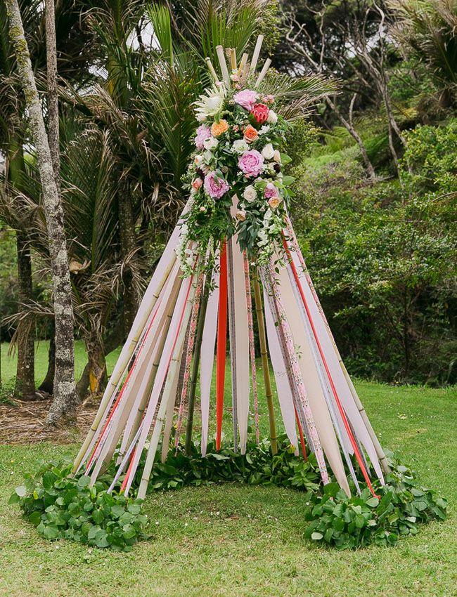 Свадьба - Colorful New Zealand Camp Wedding: Amber-Rose   Shane