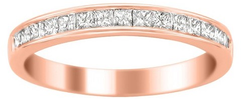 Mariage - 1/2 CT. T.W. Certified Diamond 16-stone Wedding Band in 14k White Gold  (G-H, SI3-I1)