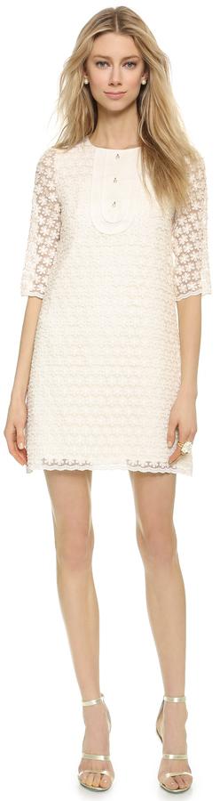 Mariage - Leur Logette Daisy Embroidered Long Sleeve Dress