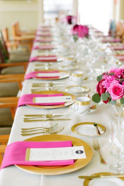 Mariage - Pink And Gold Wedding In Port Ludlow