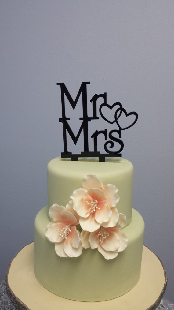 زفاف - Mr and Mrs Cake Topper Wedding Cake Topper Mr and Mrs Mr and Mr Mrs and Mrs