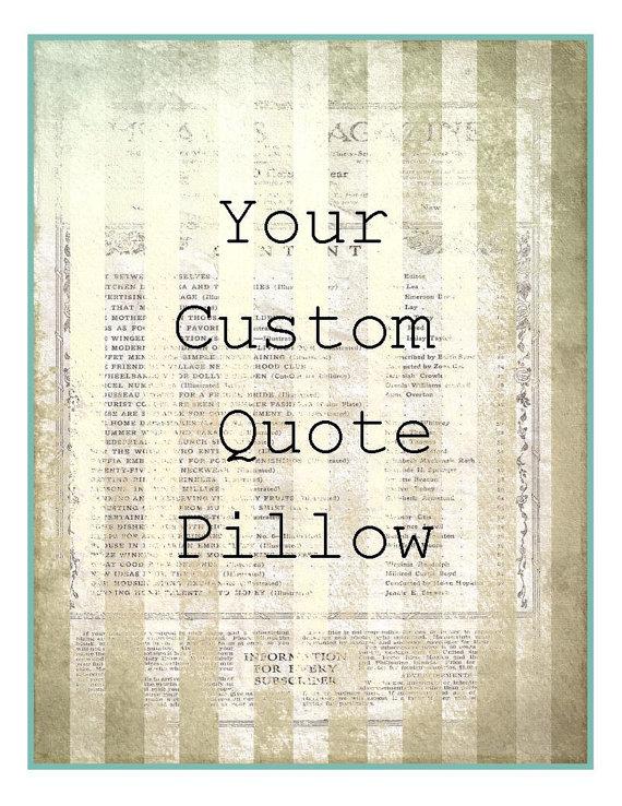 Mariage - Custom quote pillow handmade wedding gift bridesmaid gift love quote pillow cottage chic decoration unique minimalist neutral home decor
