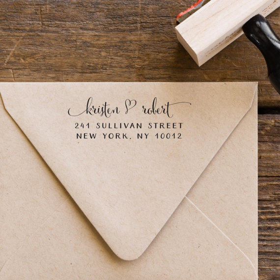Wedding - Return Address Stamp,Self Inking Stamp,Custom Stamp,Custom Address Stamp,Address Stamp,Wedding Stamp,Self Inking,Address Rubber Stamp