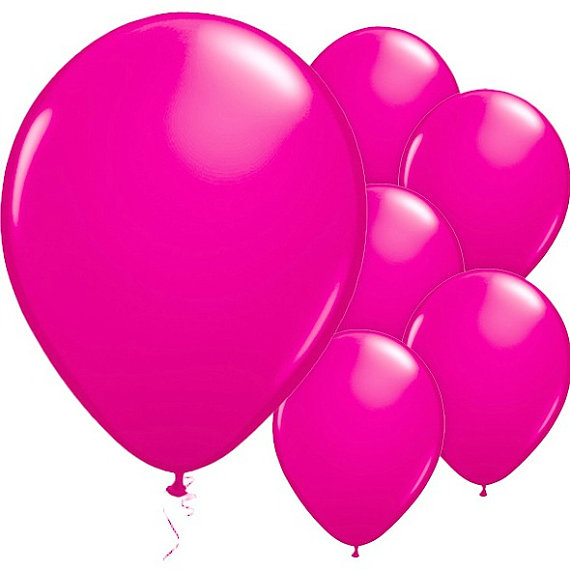 Mariage - Wild Berry Balloons 11 inch, Pink Balloons, Wedding Balloons, Shower Balloons, Berry Party Balloons, Professional Balloons