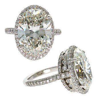 Hochzeit - Oval Engagement Rings