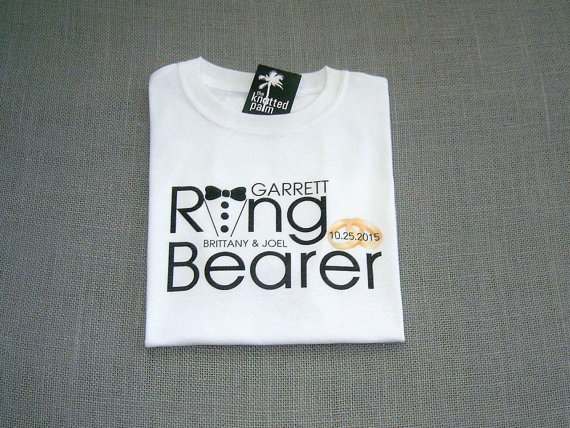 زفاف - Ring Bearer Tuxedo Wedding T-Shirt