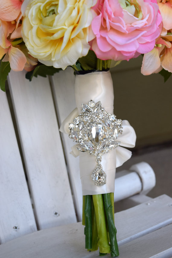 Wedding - Rhinestone Bouquet Wrap- Complete Kit - W008