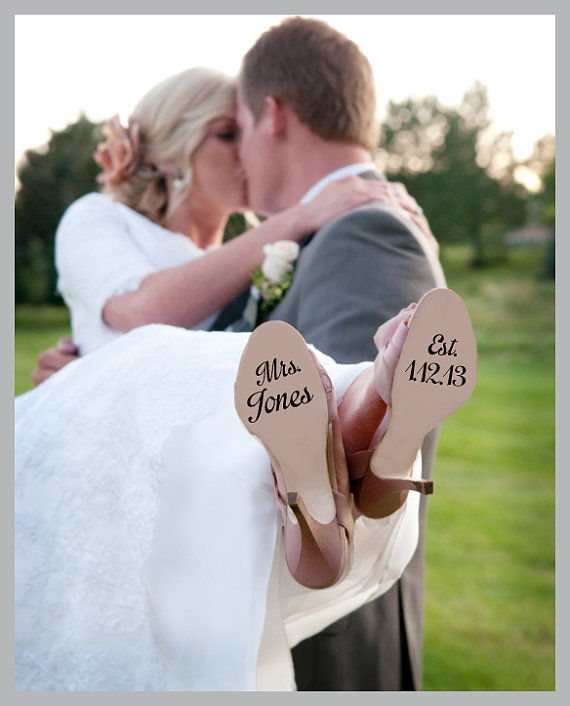 زفاف - Wedding Shoe Decal