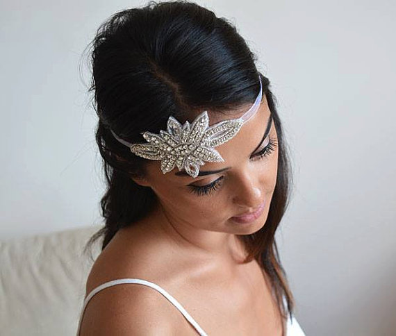 Wedding - Wedding Headband, Wedding Hair Accessories, Rhinestone Headband, Bridal Headpieces, Bridal Hair Accessories, Accessories, Rhinestone Band