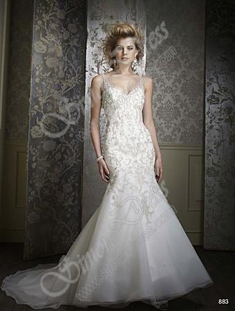 Hochzeit - Alfred Angelo Sapphire Wedding Dresses - Style 883