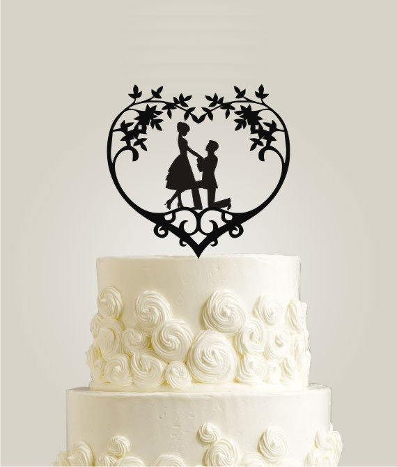 Mariage - Custom Wedding Cake Topper 