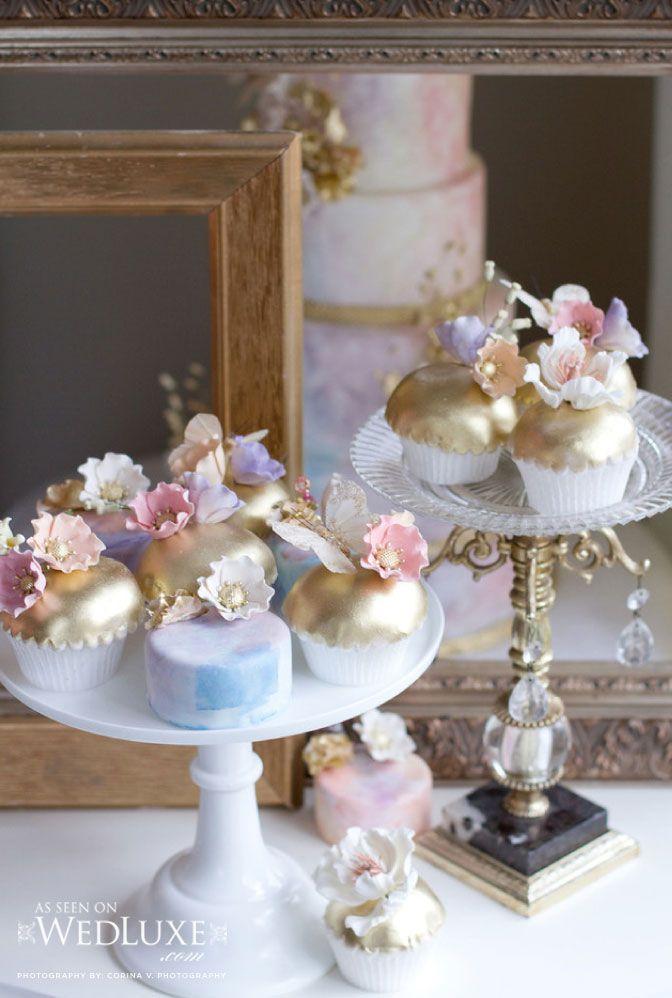 Hochzeit - Pastel Color Cup Cake