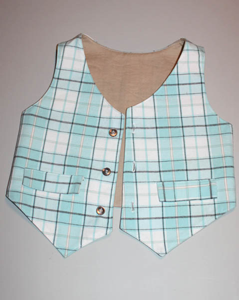 Mariage - INSTANT DOWNLOAD Guys and Gal's Reversible Vest PDF Sewing Pattern By Hadley Grace Designs - Includes Sizes 6 months to 5T