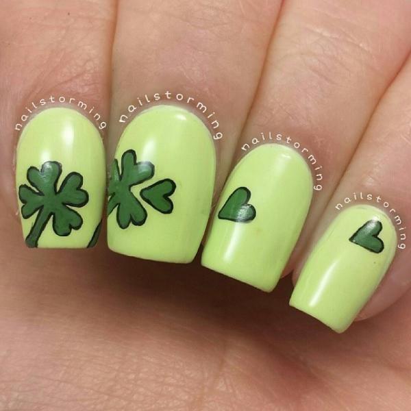 Mariage - St. Patty's Day Nails