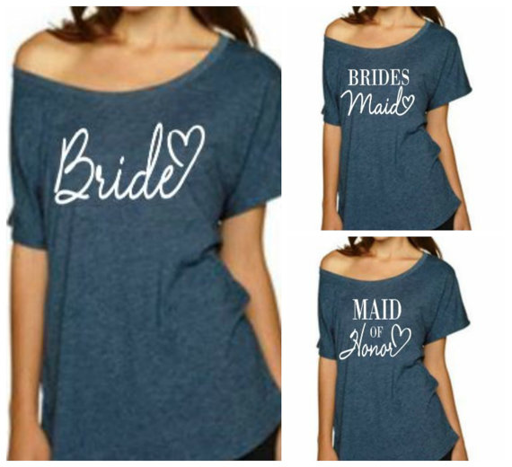 Свадьба - Bride T-Shirt, Bridesmaid Shirt, Maid of Honor Shirt, Sweatshirt. Wedding, Bachelorette Party. Mrs Sweatshirt