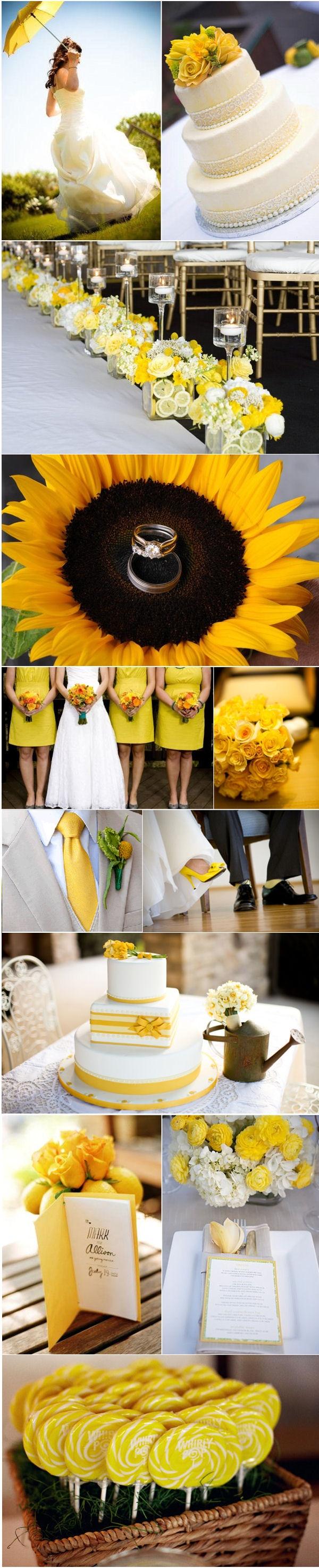 Mariage - Wedding - Yellow