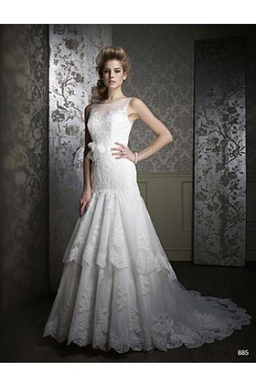 Hochzeit - Alfred Angelo Sapphire Wedding Dresses - Style 885