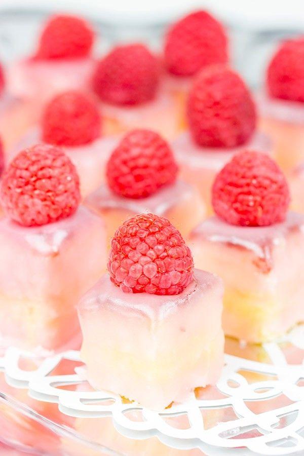 Wedding - Raspberry Almond Petit Fours