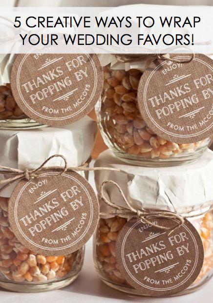 Mariage - 5 Creative Ways To Wrap Your Wedding Favors!